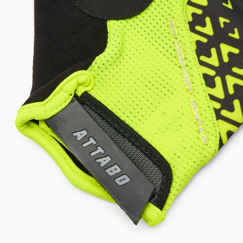 Велосипедни ръкавици ATTABO Vito gel shock proof lime/black 6