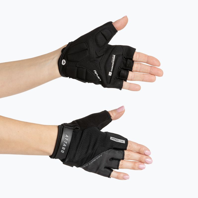 ATTABO ръкавици за колоездене Kinu Pro с амортисьорна система черни 4