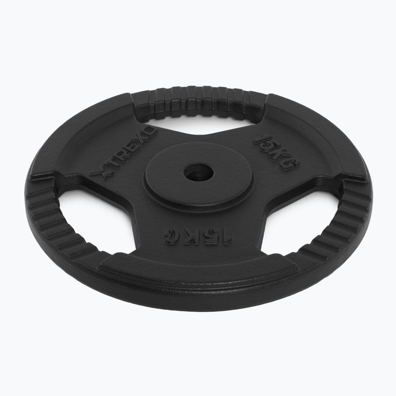 Чугунена тежест XTREXO TRX-ICP015 15 кг хром
