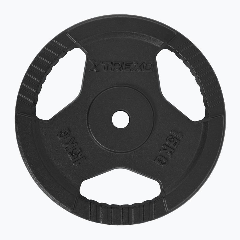 Чугунена тежест XTREXO TRX-ICP015 15 кг хром 2