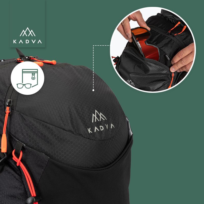 KADVA Aventura 22 л туристическа раница черна 23