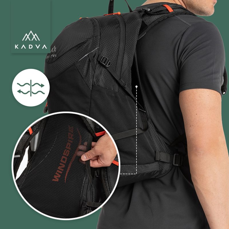 KADVA Aventura 22 л туристическа раница черна 24