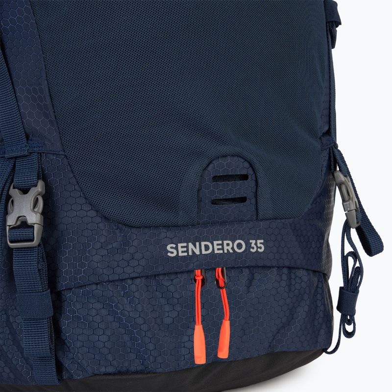 Туристическа раница KADVA Sendero 35 л стоманено синьо 5