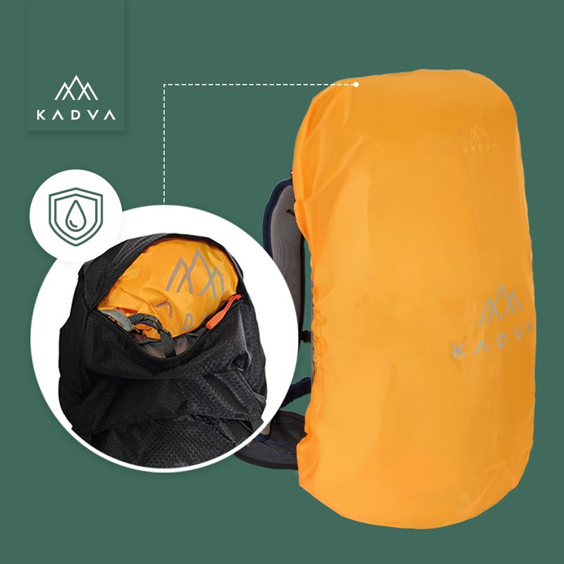 KADVA Sendero 35 л раница за трекинг стоманено синя 28