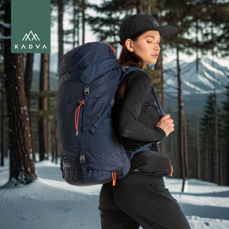 Туристическа раница KADVA Sendero 35 л стоманено синьо 29