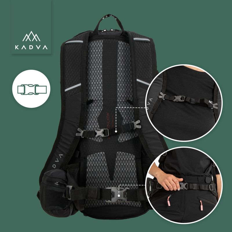 Туристическа раница KADVA Escapada 20 л зелена 18