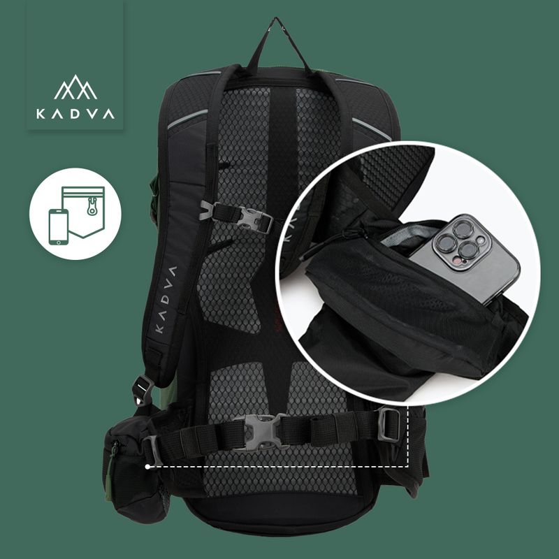 Туристическа раница KADVA Escapada 30 л зелена 29