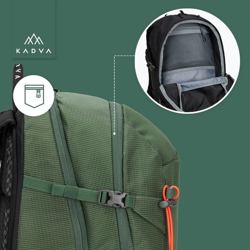 KADVA Escapada туристическа раница 30 л зелена 30