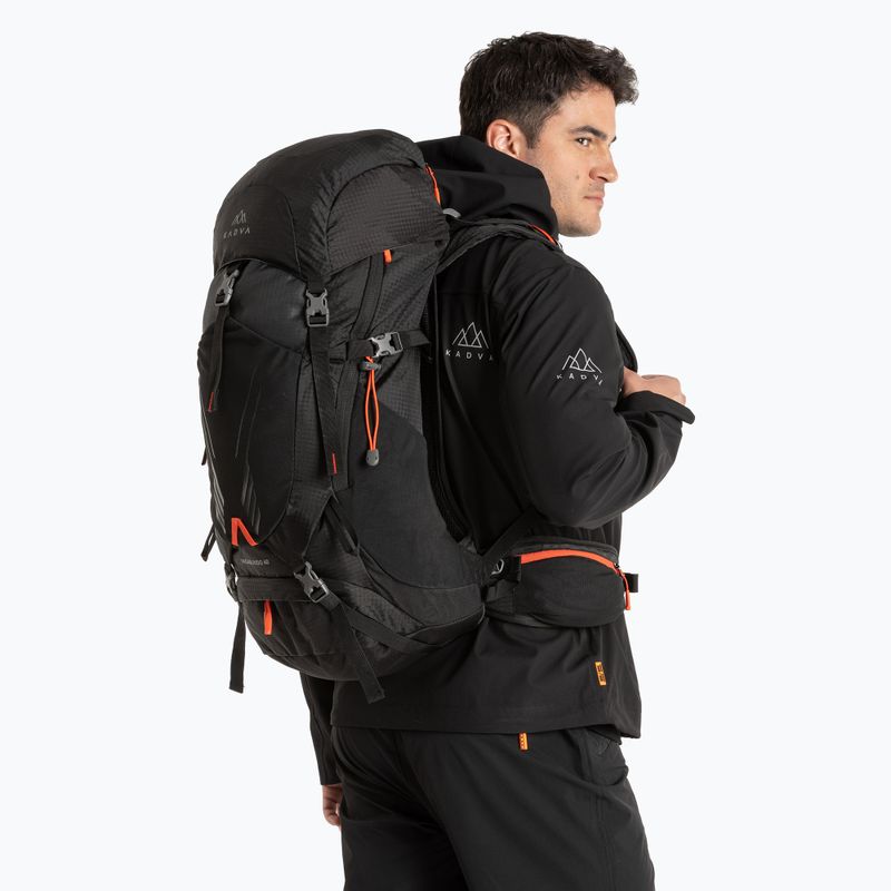 Туристическа раница KADVA Vagabundo 40 л черна 2