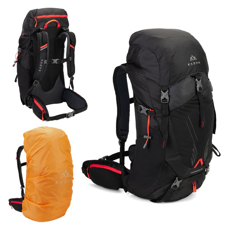Туристическа раница KADVA Vagabundo 40 л черна 23