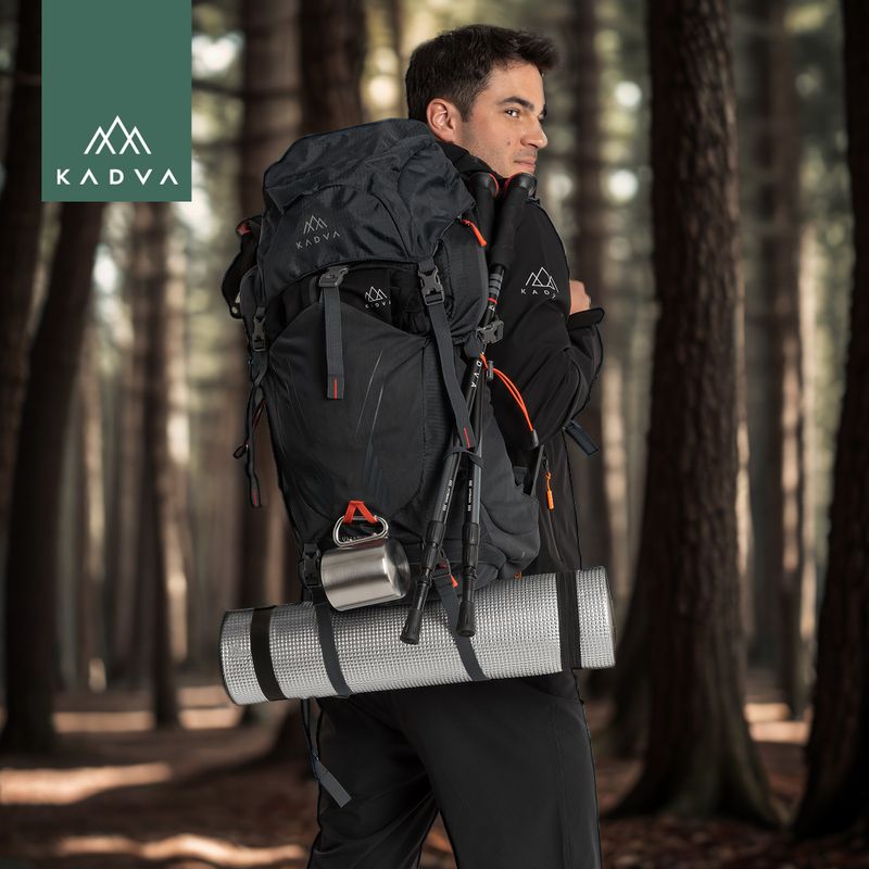 Туристическа раница KADVA Vagabundo 40 л черна 31