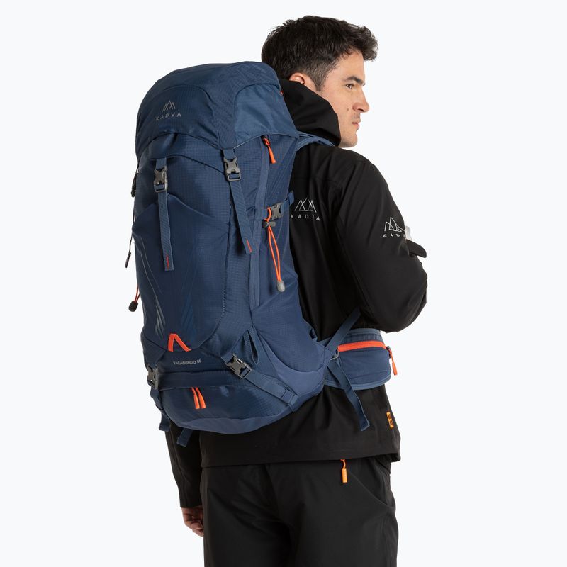Туристическа раница KADVA Vagabundo 40 л синя 10