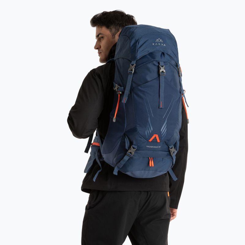 Туристическа раница KADVA Vagabundo 40 л синя 11