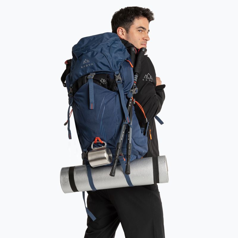 Туристическа раница KADVA Vagabundo 40 л синя 15