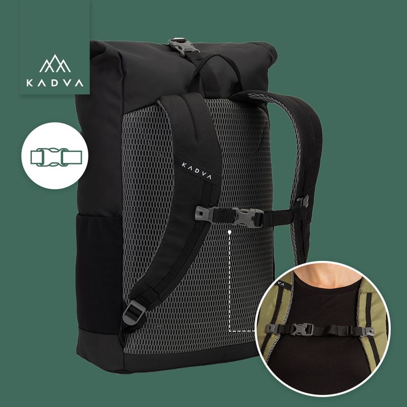 Градска раница KADVA Companion 20 л черна 8