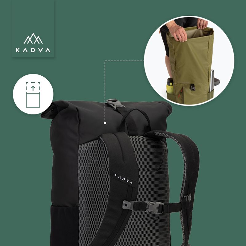 KADVA Companion 20 л градска раница черна 10