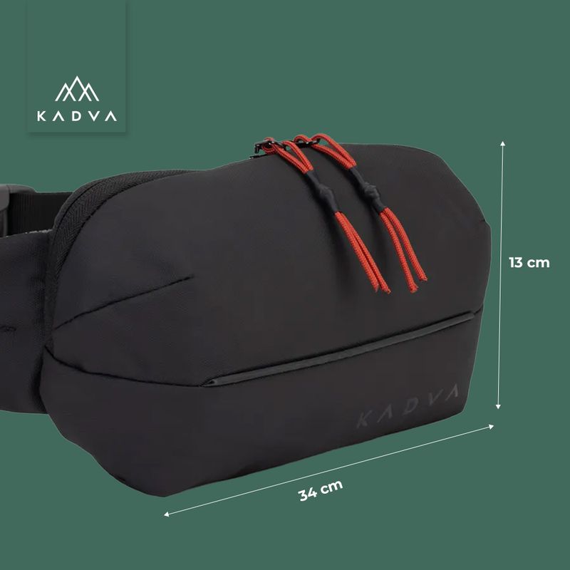 Саше тип поясна чанта KADVA Companion черен 14