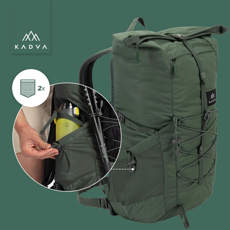 KADVA CityQuest 22 л зелена градска раница 21