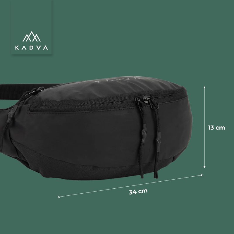 KADVA Cangurera пакетче за бъбреци черно 16