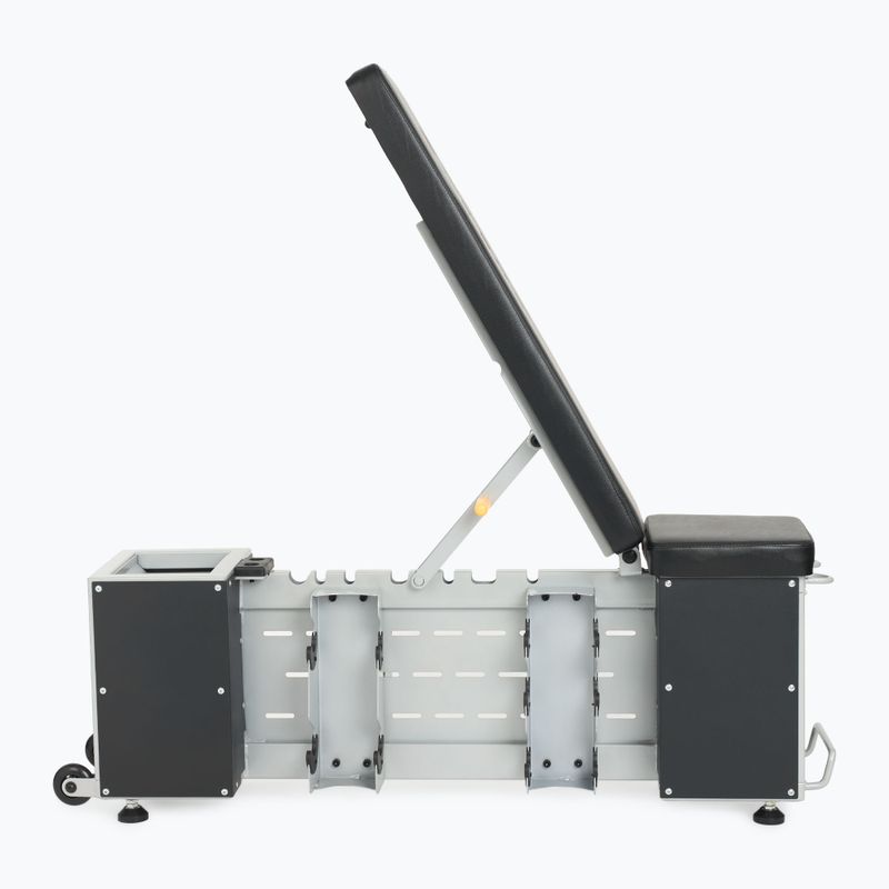 XTREXO Съхранение Регулируема пейка за обучение черна 9