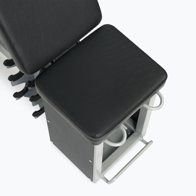 XTREXO Съхранение Регулируема пейка за обучение черна 10