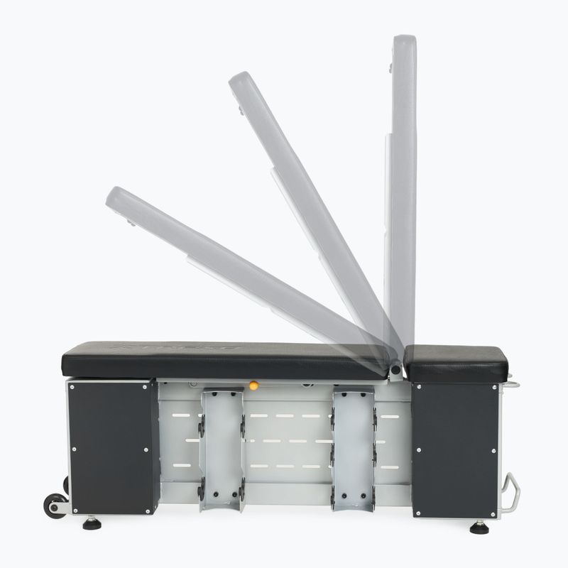 XTREXO Съхранение Регулируема пейка за обучение черна 11