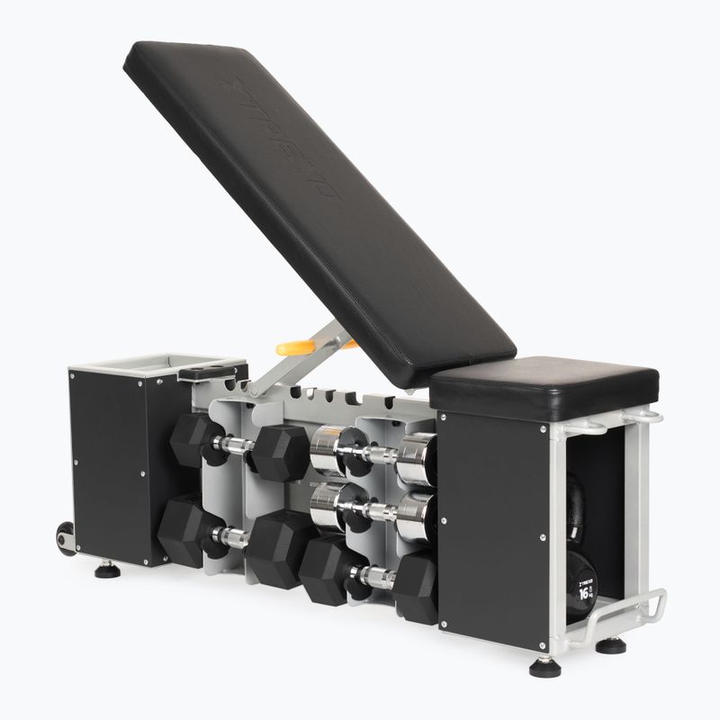 XTREXO Съхранение Регулируема пейка за обучение черна 12