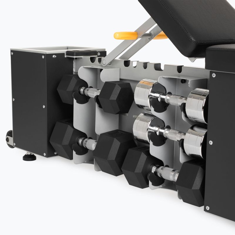 XTREXO Съхранение Регулируема пейка за обучение черна 13