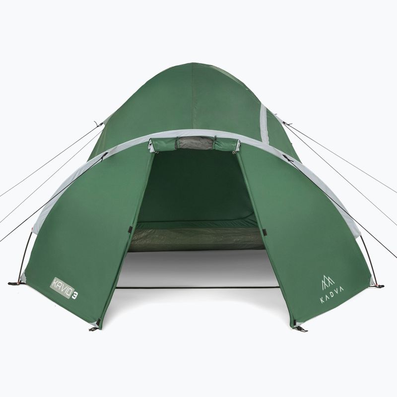 KADVA Палатка за къмпинг за 3 човека Kavio 3 green 4