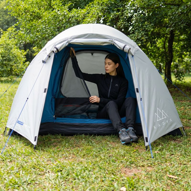 Къмпинг палатка 3-osobowy KADVA CAMPdome 3 grey 12