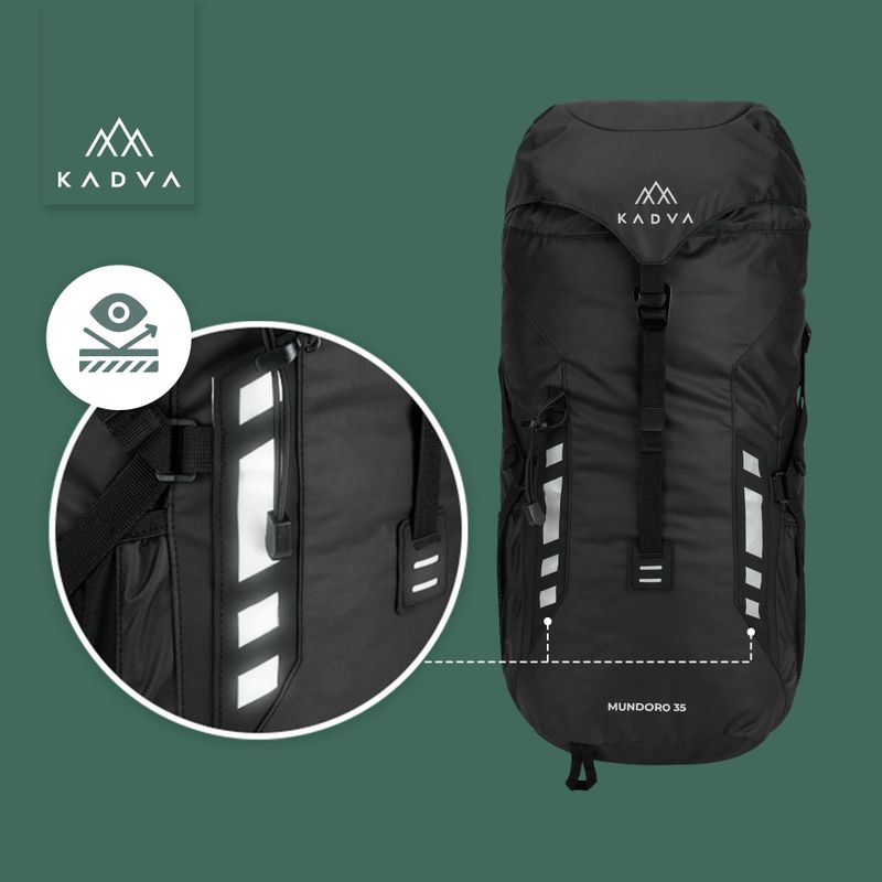 Туристическа раница KADVA Mundoro 35 л черна 17