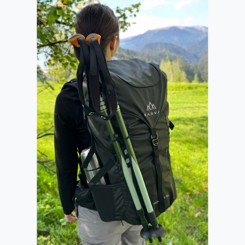 KADVA Mundoro 35 l туристическа раница черна 11
