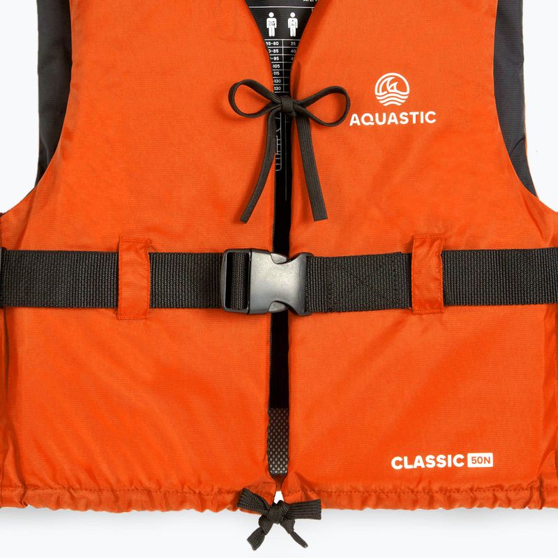 AQUASTIC Classic 50N оранжева жилетка за спускане 14