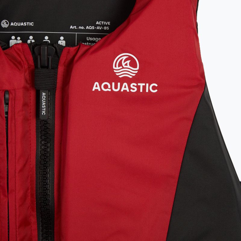 AQUASTIC Active 50N червена предпазна жилетка 3