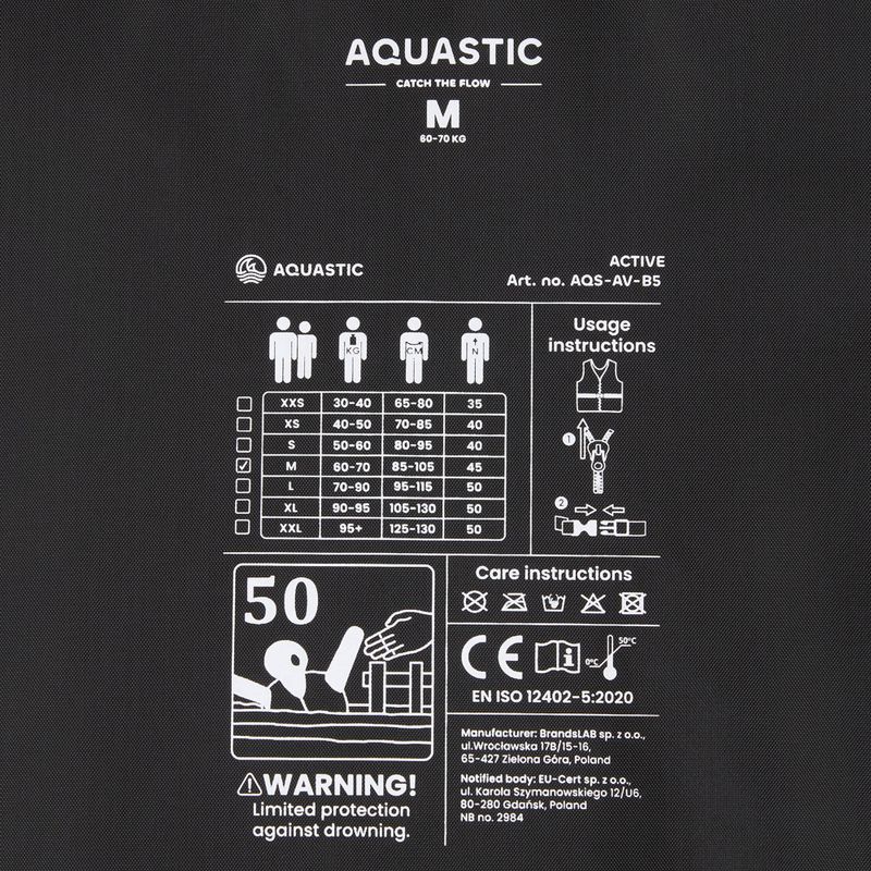 AQUASTIC Active 50N предпазна жилетка синя 6