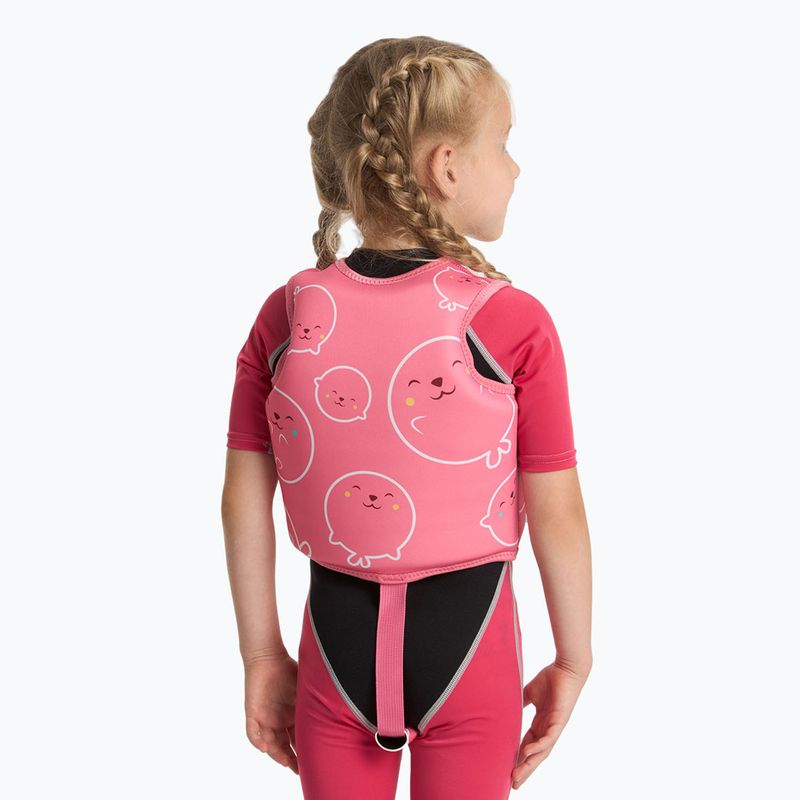 Детска спасителна жилетка AQUASTIC Junior pink 4