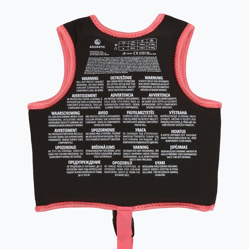 Детска спасителна жилетка AQUASTIC Junior pink 9