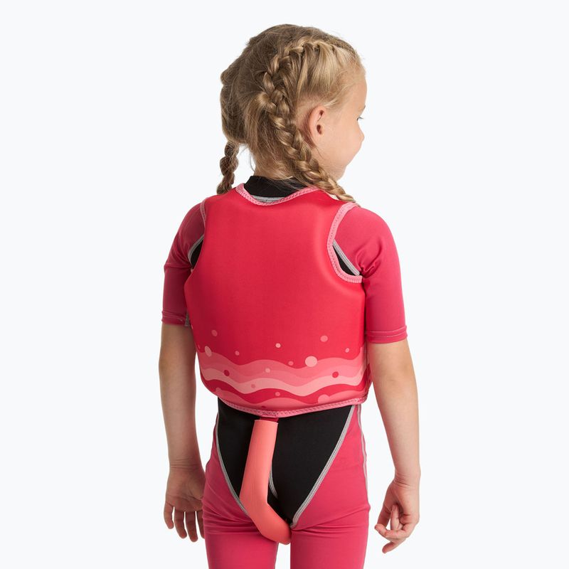 Детска спасителна жилетка AQUASTIC Junior dark pink 4