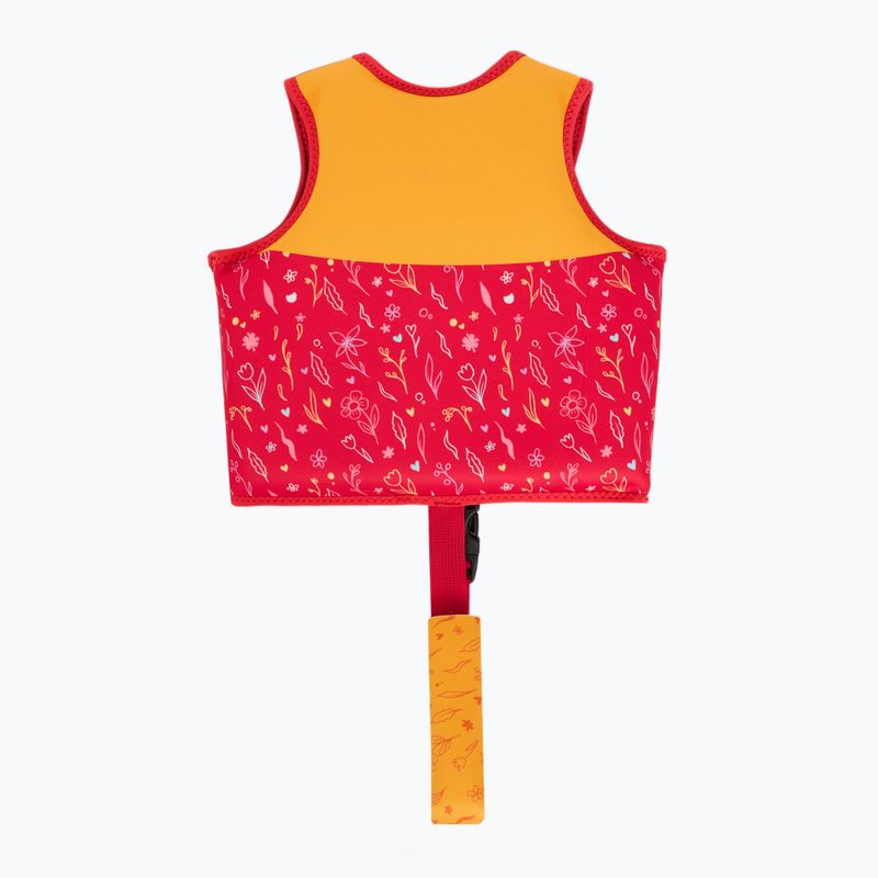 Детска спасителна жилетка AQUASTIC Junior pink/yellow 5