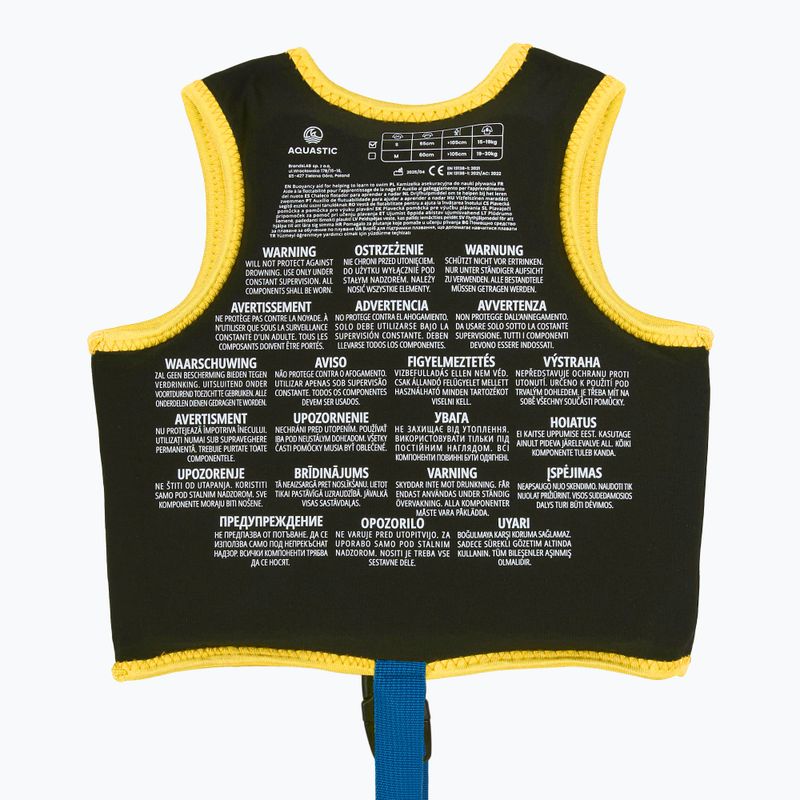 Детска спасителна жилетка AQUASTIC Junior blue 9