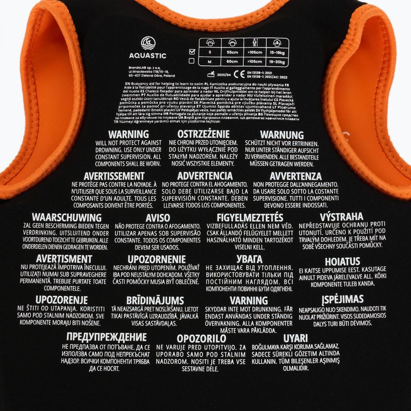 Спасителна жилетка AQUASTIC Junior orange/blue 10