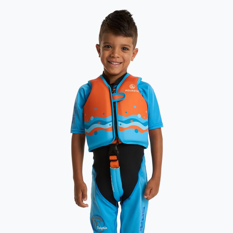 Детска спасителна жилетка AQUASTIC Junior orange 2