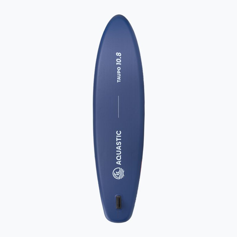 Комплект надуваема дъска SUP AQUASTIC Taupo 10'8" allround синьо 4