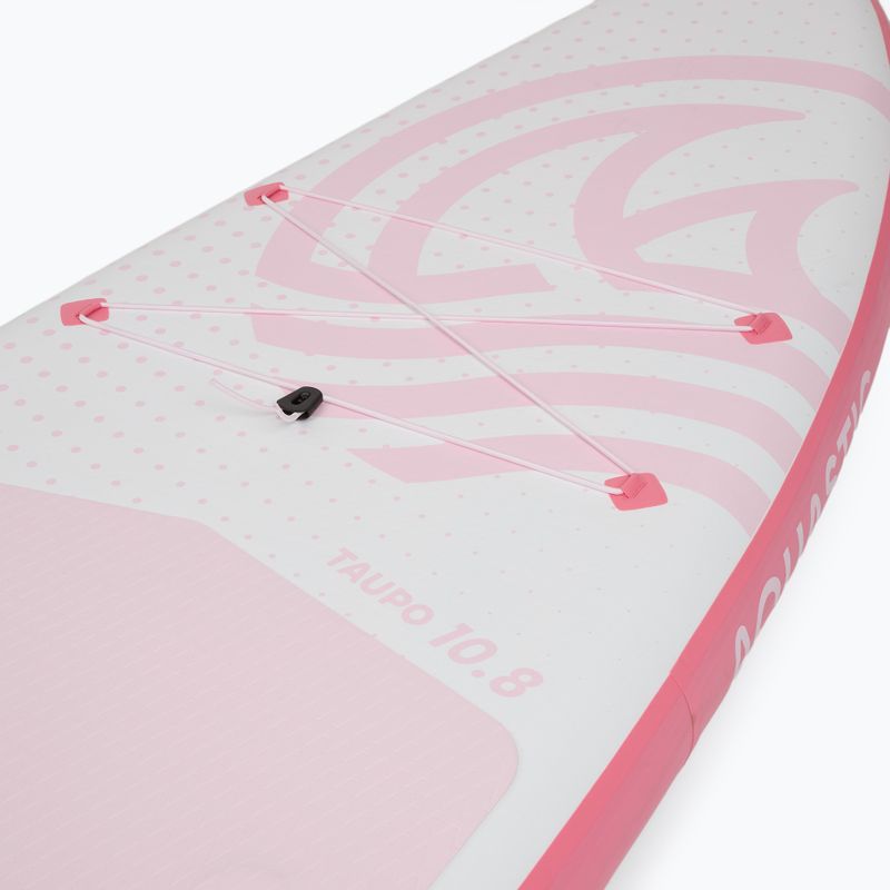 Комплект надуваема дъска SUP AQUASTIC Taupo 10'8" allround pink 7
