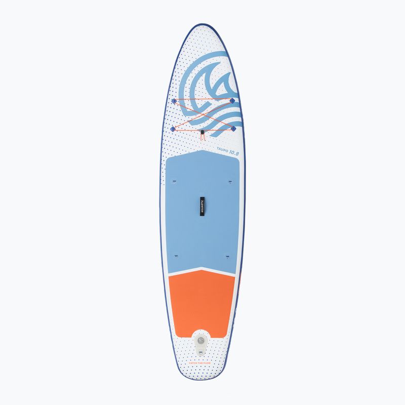 Комплект надуваема дъска SUP AQUASTIC Taupo 10'8" allround blue 3