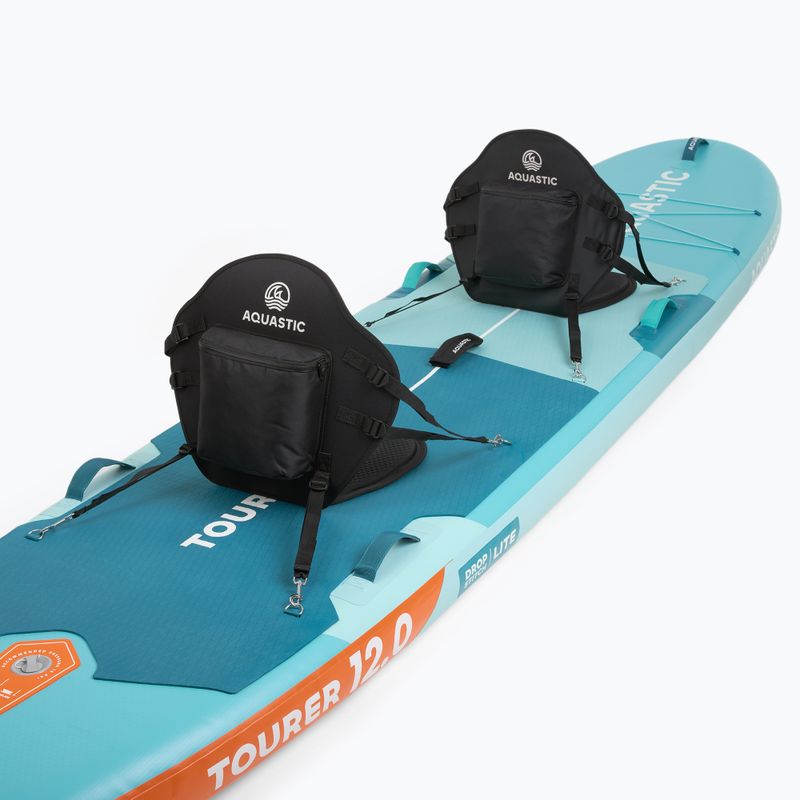 Комплект надуваема дъска SUP AQUASTIC Tourer 12'0" 2-os green 12