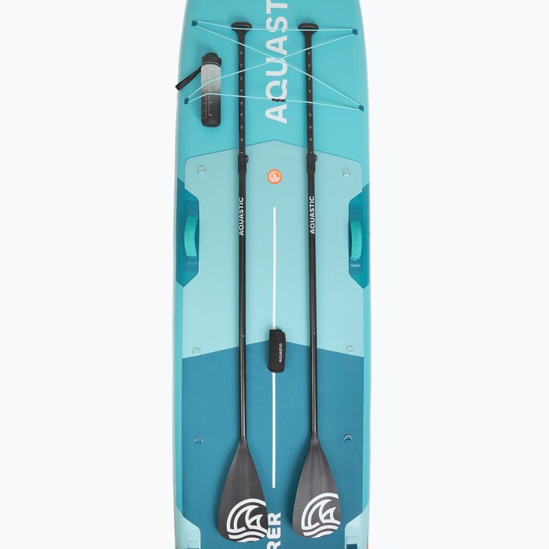 Комплект надуваема дъска SUP AQUASTIC Tourer 12'0" 2-os green 13