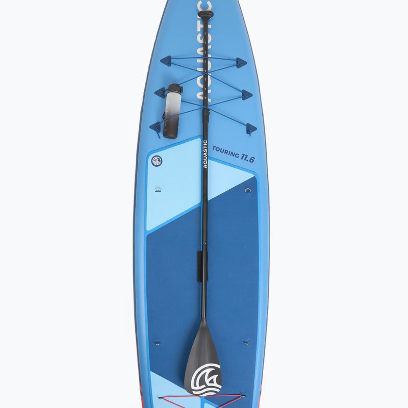 Комплект надуваема дъска SUP AQUASTIC Touring 11'6" blue 13