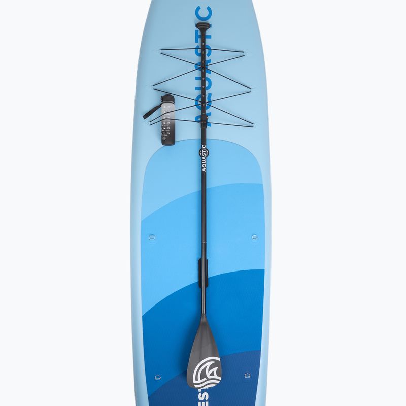 Комплект надуваема дъска SUP AQUASTIC This 12'0" blue 13