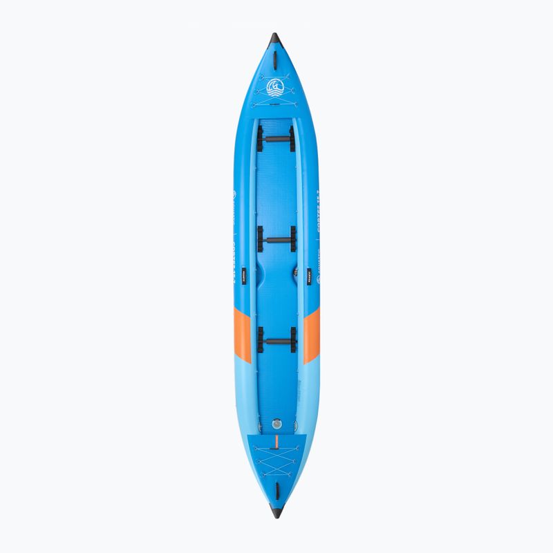 Надуваем каяк 3-местен AQUASTIC Cortez 15'7" hybrid blue 4